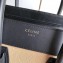 Celine Micro Luggage Bag in Original Black/Drummed Beige/Suede Light Purple