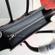 Celine Micro Luggage Bag in Original Black/Drummed Red/Suede Beige