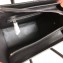 Celine Micro Luggage Bag in Original Black/Drummed Beige/Suede Rouge Red