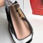 Celine Nano Luggage Bag in Original Smooth Calfskin Black/Navy Blue/Beige with Removable Shoulder Strap