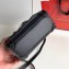 Celine Nano Luggage Bag in Original Smooth Calfskin Black/Navy Blue/Beige with Removable Shoulder Strap