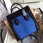 Celine Python Luggage Nano Bag Blue/Black/Apricot
