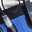 Celine Python Luggage Micro Bag Blue/Black/Apricot