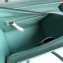Celine Micro Luggage Bag in Original Drummed Calfskin Ice Green