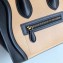 Celine Micro Luggage Bag in Original Black/Lizard Pattern Beige
