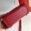 Celine Nano Luggage Bag in Original Red/Croco Pattern with Removable Shoulder Strap