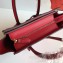 Celine Nano Luggage Bag in Original Red/Croco Pattern with Removable Shoulder Strap