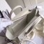 Celine Nano Luggage Bag in Original Smooth Calfskin White/Stitch with Removable Shoulder Strap