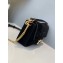 Fendi Suede Leather Medium Baguette Bag Black 2019
