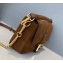 Fendi Suede Leather Medium Baguette Bag Brown 2019