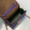 Fendi Leather Kan U Medium Bag Purple 2019