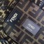 Fendi Roma Amor Fabric FF Motif Mon Tresor Mini Bucket Bag Brown/Black 2019