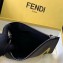 Fendi Bag Bugs Slim Pouch Clutch Bag Black/Yellow Diabolic Eyes 2019