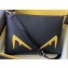 Fendi Bag Bugs Slim Messenger Bag Black/Yellow Diabolic Eyes 2019