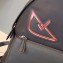 Fendi Bag Bugs Large Backpack Bag with Front Pocket Black/Red Diabolic Eyes 2019