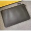 Fendi Bag Bugs Slim Pouch Clutch Bag Black/Red Diabolic Eyes 2019