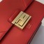 Fendi Leather Kan U Mini Bag Red 2019