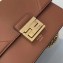Fendi Leather Kan U Mini Bag Brown 2019
