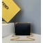 Fendi Leather Kan U Mini Bag Black 2019