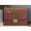 Fendi Leather Kan U Medium Bag Brown 2019