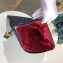 Chanel Aged Calfskin Gabrielle Pouch Clutch Small Bag A84287 Navy Blue