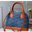 Louis Vuitton Malletage-quilted Alma BB Bag M55048 Denim Raw Blue 2019