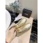 Chanel Calfskin Lace-Ups Ankle Boots Metallic Gold 2019