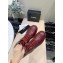 Chanel Calfskin Lace-Ups Ankle Boots Burgundy 2019