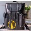 Louis Vuitton Epi Leather Christopher PM Backpack Bag M55138 Black with LV Logo