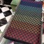Gucci Shine Rainbow GG Scarf 130x130cm Black 2019