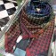 Gucci Shine Rainbow GG Scarf 130x130cm Black 2019