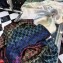 Gucci Shine Rainbow GG Scarf 130x130cm Black 2019