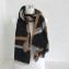 Louis Vuitton Chain Print Monogram 100x180cm Scarf Black 2019