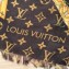 Louis Vuitton Chain Print Monogram 100x180cm Scarf Brown 2019