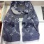 Louis Vuitton Daily Monogram 80x200cm Scarf Gray 2019