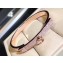 Hermes Collier de Chien Bracelet with Diamonds Pink Gold