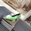 Balenciaga Heel 4cm Pile Fabric Pumps Green 2019