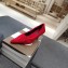 Balenciaga Heel 4cm Pile Fabric Pumps Red 2019