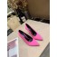 Louis Vuitton Heel 10cm Call Back Pumps Satin Pink 2019