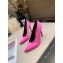 Louis Vuitton Heel 10cm Call Back Pumps Satin Pink 2019