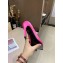 Louis Vuitton Heel 10cm Call Back Pumps Satin Pink 2019