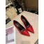 Louis Vuitton Heel 10cm Call Back Pumps Satin Red 2019