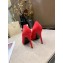 Louis Vuitton Heel 10cm Call Back Pumps Satin Red 2019