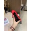Louis Vuitton Heel 10cm Call Back Pumps Satin Red 2019