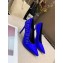 Louis Vuitton Heel 10cm Call Back Pumps Satin Blue 2019