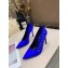 Louis Vuitton Heel 10cm Call Back Pumps Satin Blue 2019