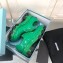 Prada Patent Leather Derby Lace-ups Shoes Green 2019