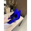 Louis Vuitton Heel 10cm Call Back Pumps Satin Blue 2019