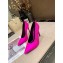 Louis Vuitton Heel 10cm Call Back Pumps Satin Fuchsia 2019