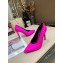 Louis Vuitton Heel 10cm Call Back Pumps Satin Fuchsia 2019
